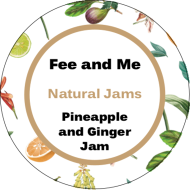 Pineapple and ginger jam